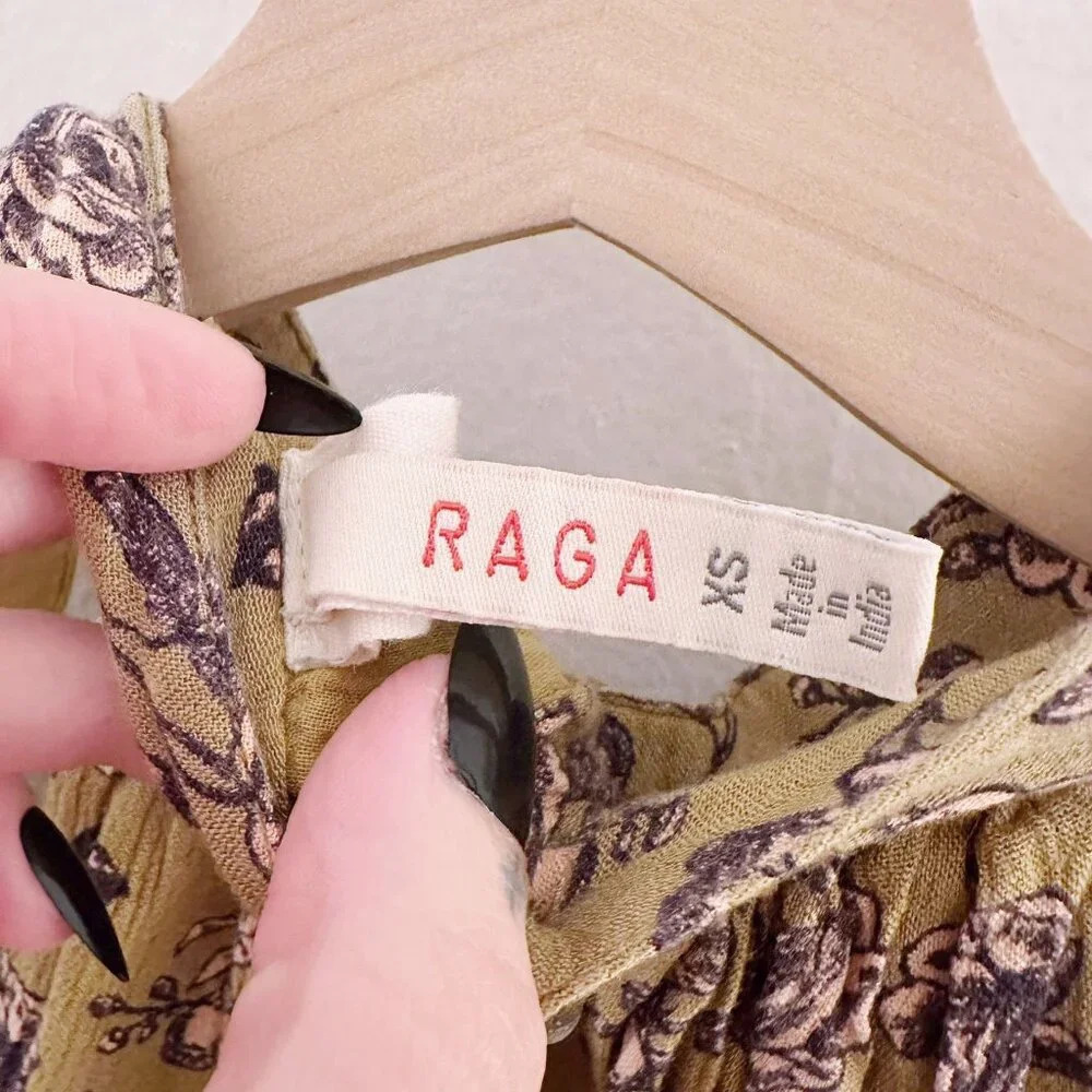 RAGA Floral Sofia Cutout Short Dress Romper Mini Criss Cross - Picture 7 of 8